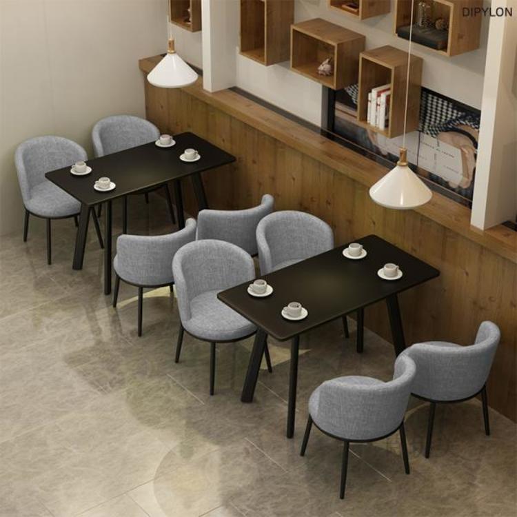 4인 식당 휴게실다용도 테이블 의자 세트
