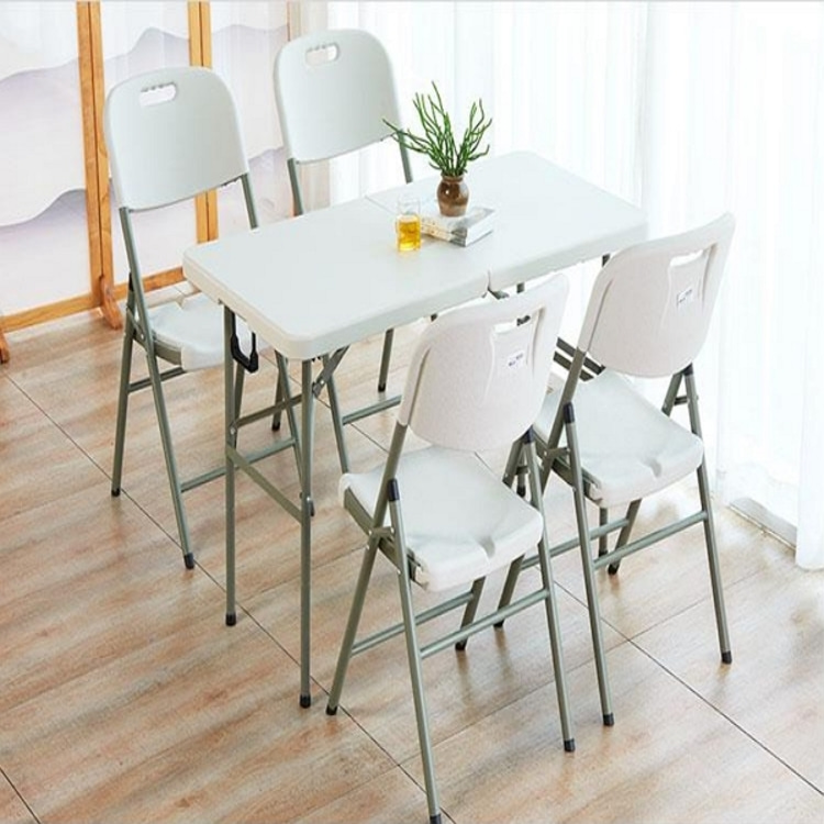 DIPYLON 휴대용 간편 접이식 1.2M 테이블과 의자 세트