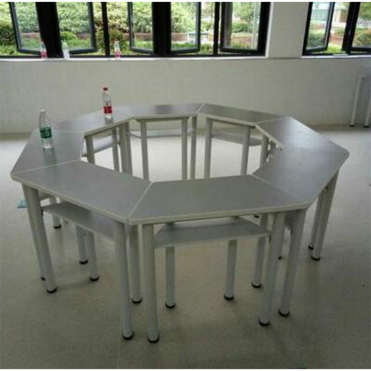 DIPYLON 수업 회의 사다리꼴 테이블 세트 2종류