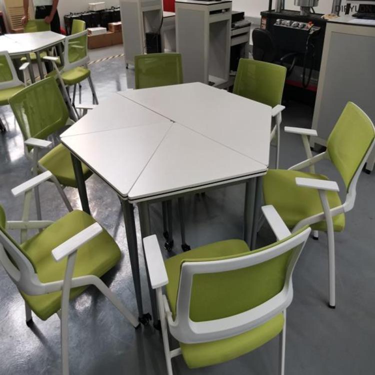 DIPYLON 수업 회의 삼각형 사다리꼴 테이블 2종류