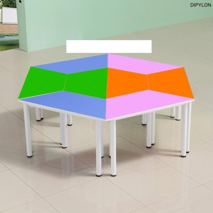 DIPYLON 수업 회의 모던 사다리꼴 테이블 세트 7종류
